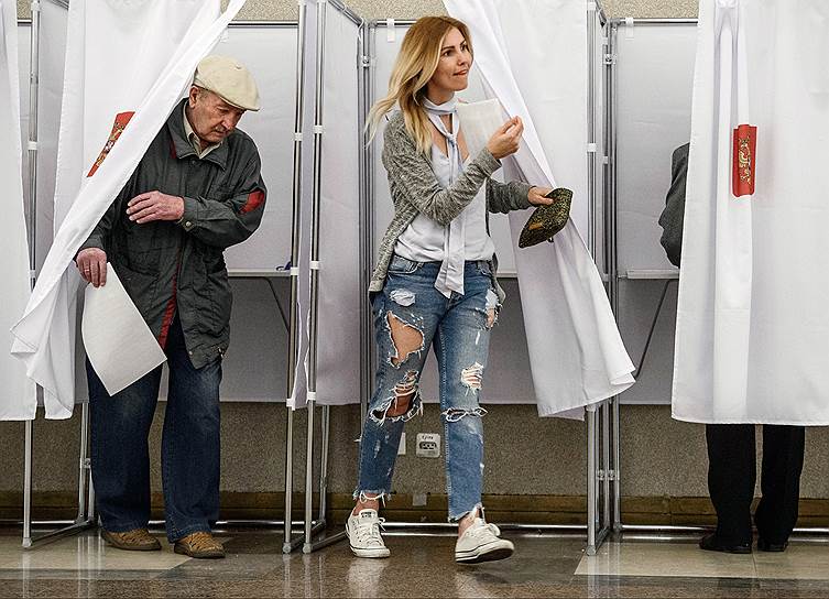 Каждый избиратель на московских участках был в этот день на вес золота