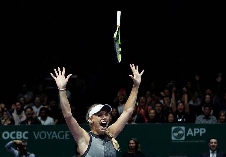 После победы на WTA Finals 2017 Каролина Возняцки в начале следующего года может претендовать на то, чтобы вернуть себе титул первой ракетки мира