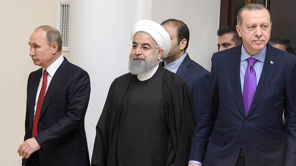 Как проходила трехсторонняя встреча президентов России, Ирана и Турции