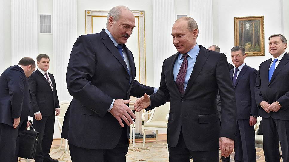 Как Владимир Путин принял Александра Лукашенко в Кремле 25 декабря