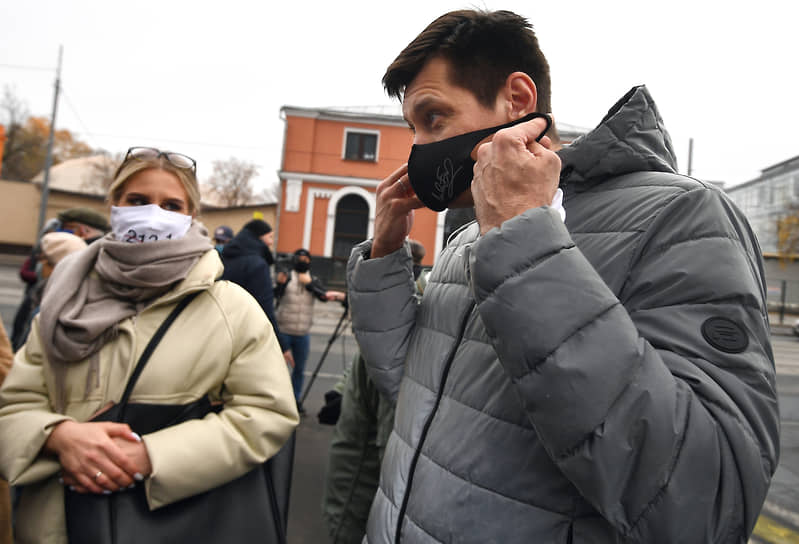 Любовь Соболь и Дмитрий Гудков