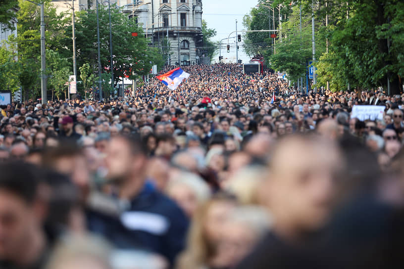 Акция «Сербия против насилия»