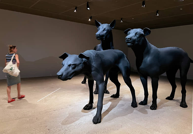 «Три собаки» Рона Мьюека говорят о собачьих временах