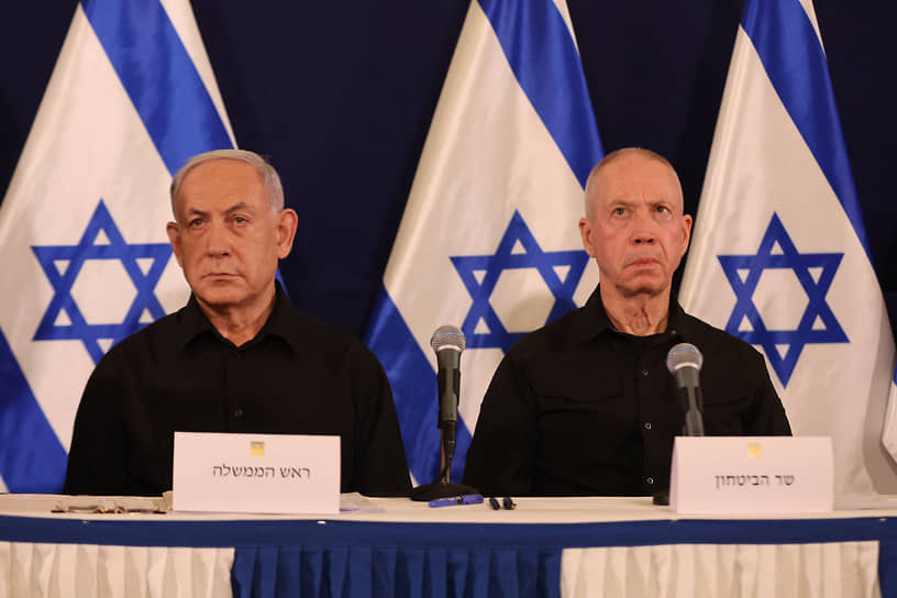 Премьер-министр Израиля Биньямин Нетаньяху (слева) и глава Минобороны Йоав Галант по-разному смотрят на будущее Газы