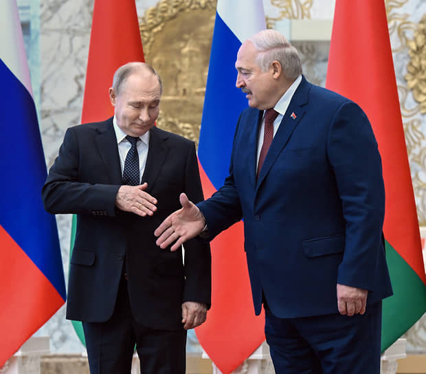 Владимир Путин и Александр Лукашенко всегда рукопожатны