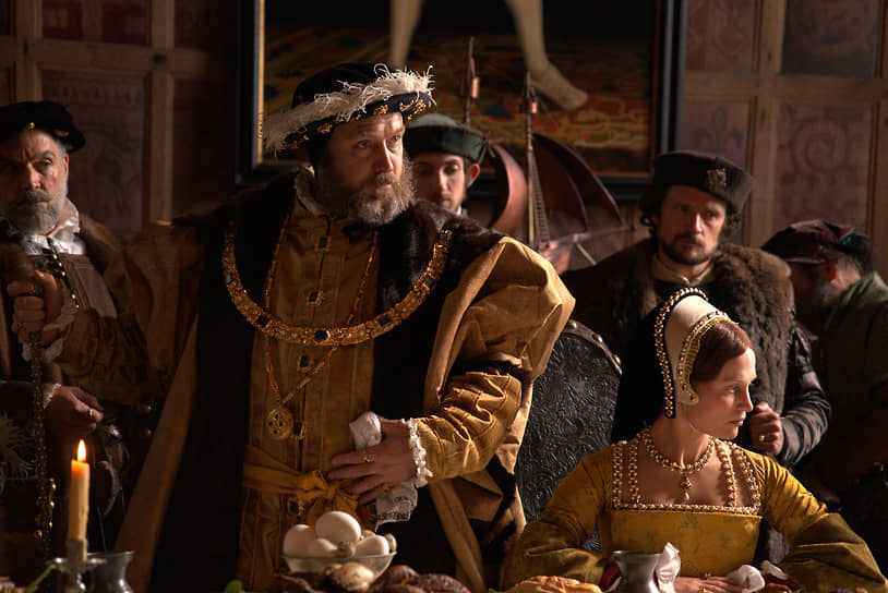 Костюмы Генриха VIII (Джуд Лоу) и его последней жены (Алисия Викандер) воссозданы с заботливой дотошностью
