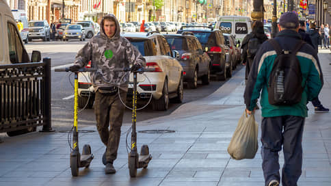 В центре Петербурга вводится запрет на парковку электросамокатов