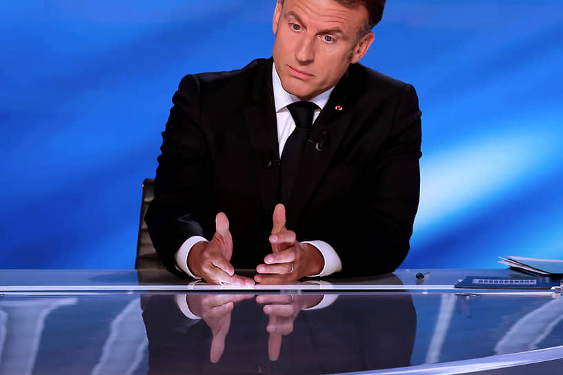 Президент Франции Эмманюэль Макрон 