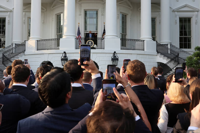 Выступление президента США Дональда Трампа