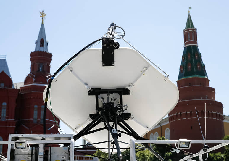 Оборудование телеканала Russia Today, финансируемого правительством России  