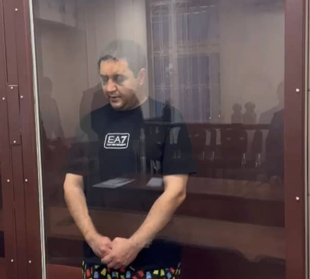Арег Щепихин в Замоскворецком суде (июнь 2925 года)