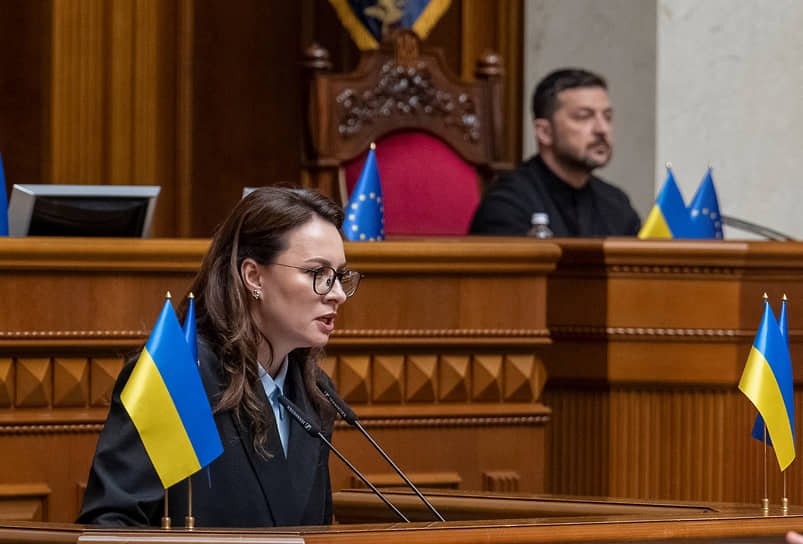 Премьер-министр Украины Юлия Свириденко и президент Украины Владимир Зеленский