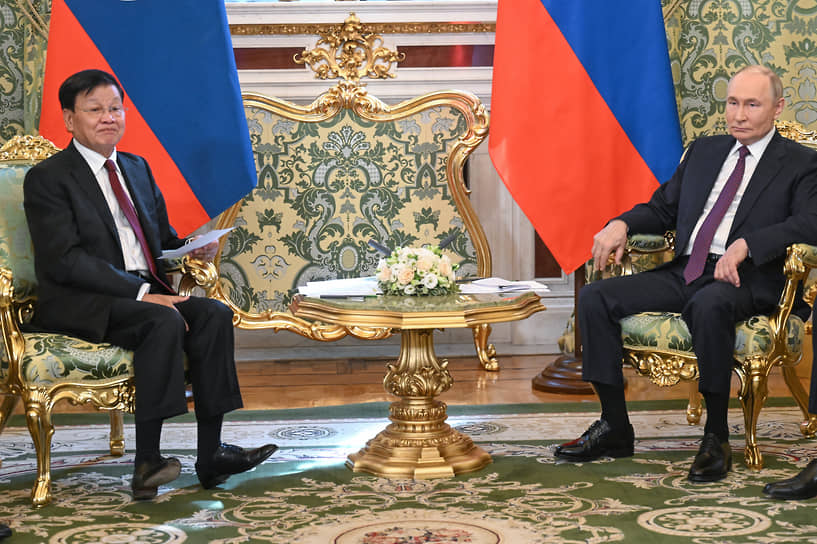 Президенты Лаоса и России учились в одном городе примерно одному и тому же