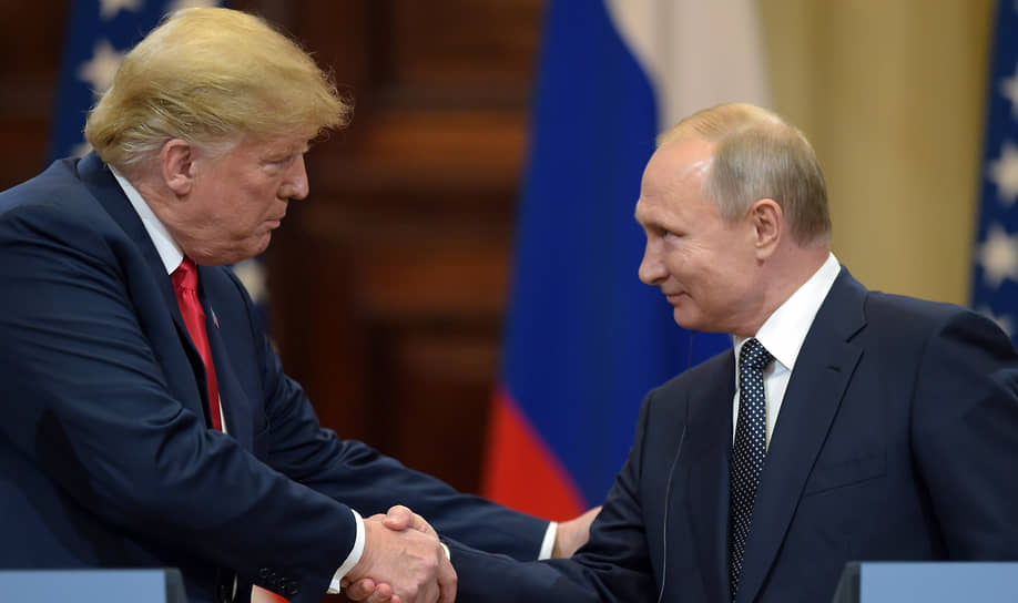 Встреча президента России Владимира Путина с президентом США Дональдом Трампом (июль 2018 года)