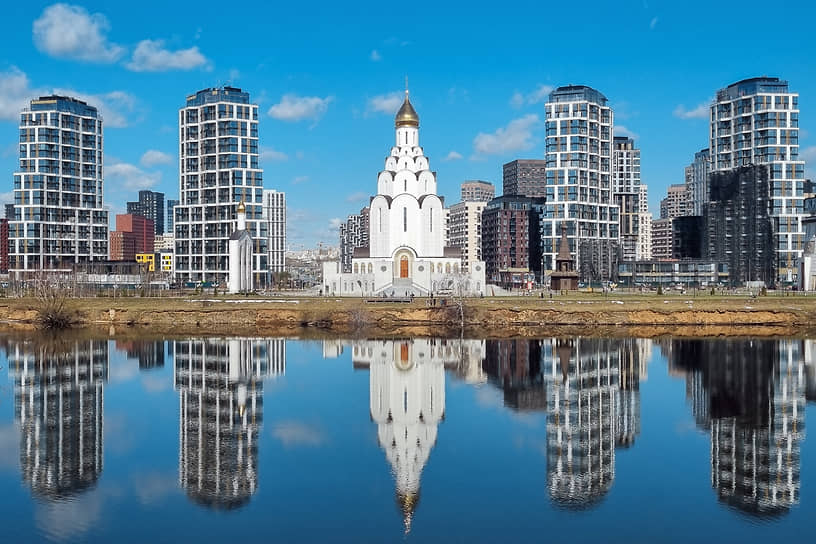 Вид на жилой комплекс Primavera в Москве