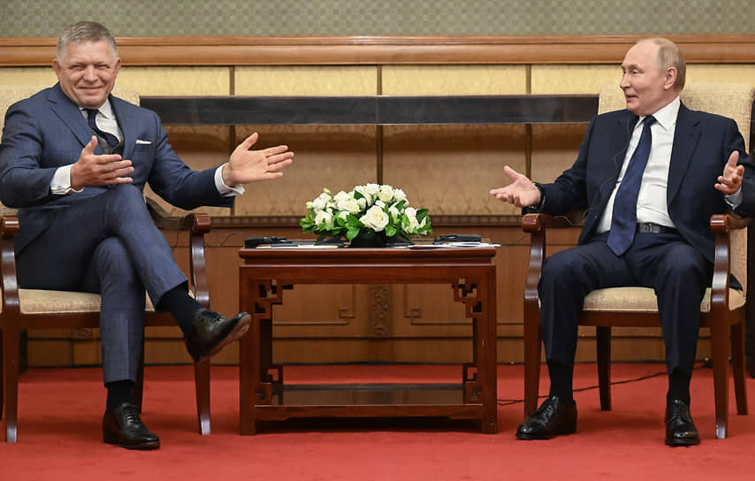 Роберт Фицо и Владимир Путин открылись друг другу, журналистам и миру