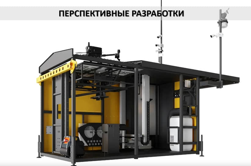 Дроп-бокс для запуска дронов