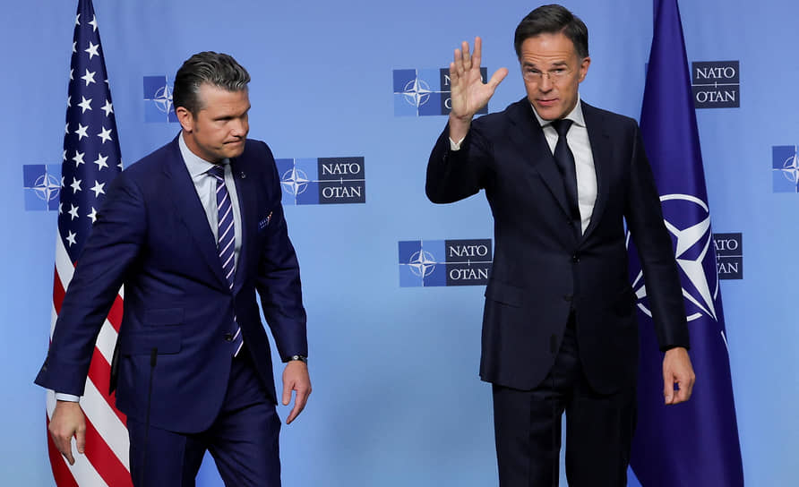 Глава Пентагона Пит Хегсет убеждал союзников по НАТО не скупиться, приобретая американское оружие для Украины. Генсек альянса Марк Рютте с удовольствием сообщил, что желающих делать это стало больше