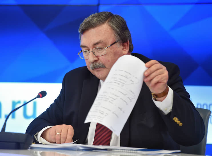 Постпред РФ при международных организациях в Вене Михаил Ульянов