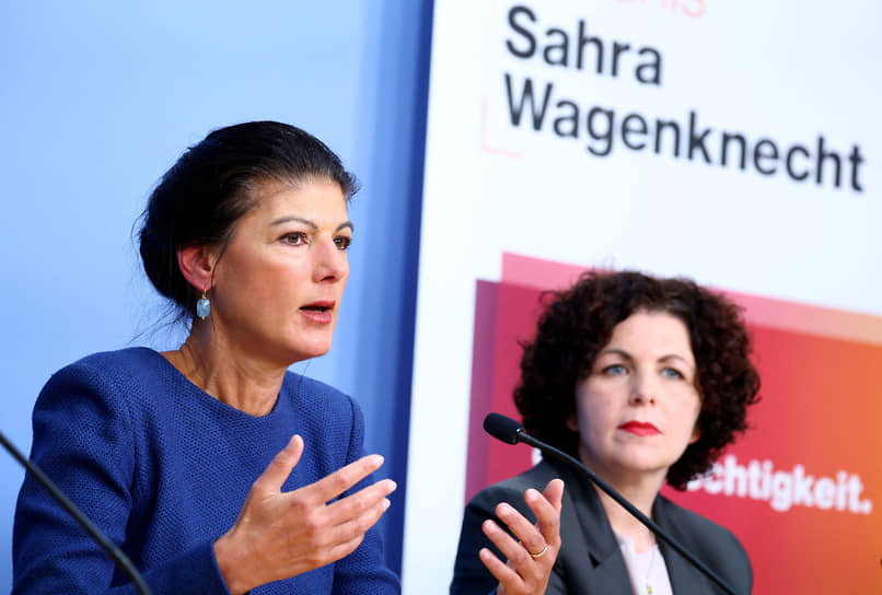 Лидеры ССВ Сара Вагенкнехт (слева) и Амира Мохамед Али