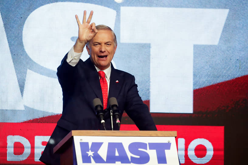 Кандидат в президенты Чили Хосе Антонио Каст