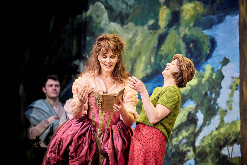 Сцена из спектакля «Чайка» в «Комеди Франсез»