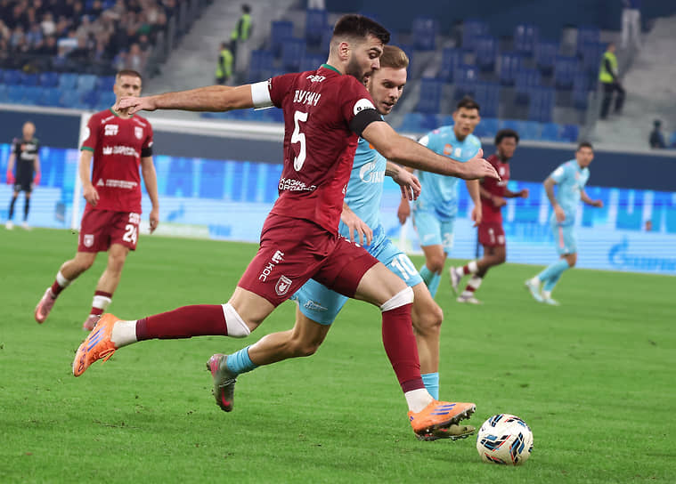 Матч между командами «Зенит» и «Рубин»