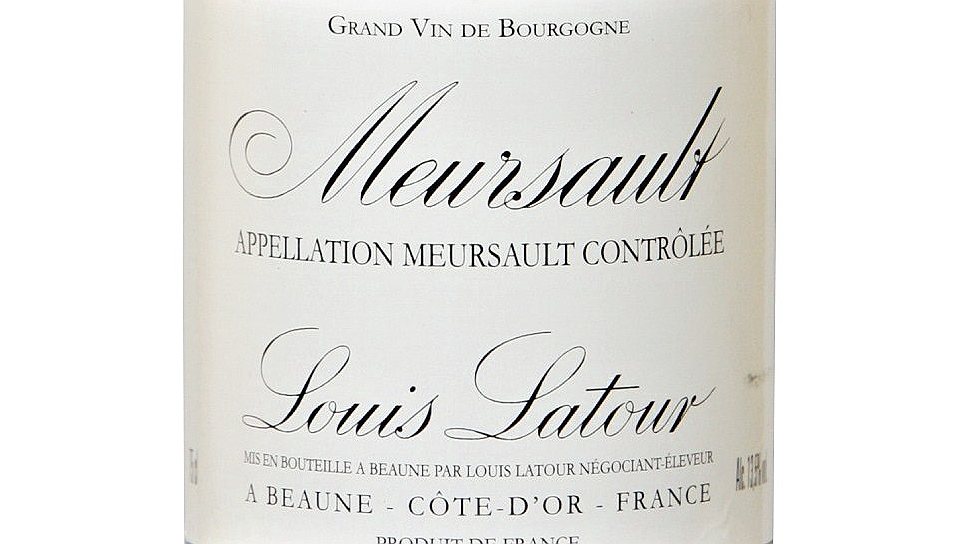 Maison
L.Latour
Meursault
Blanc 2011 