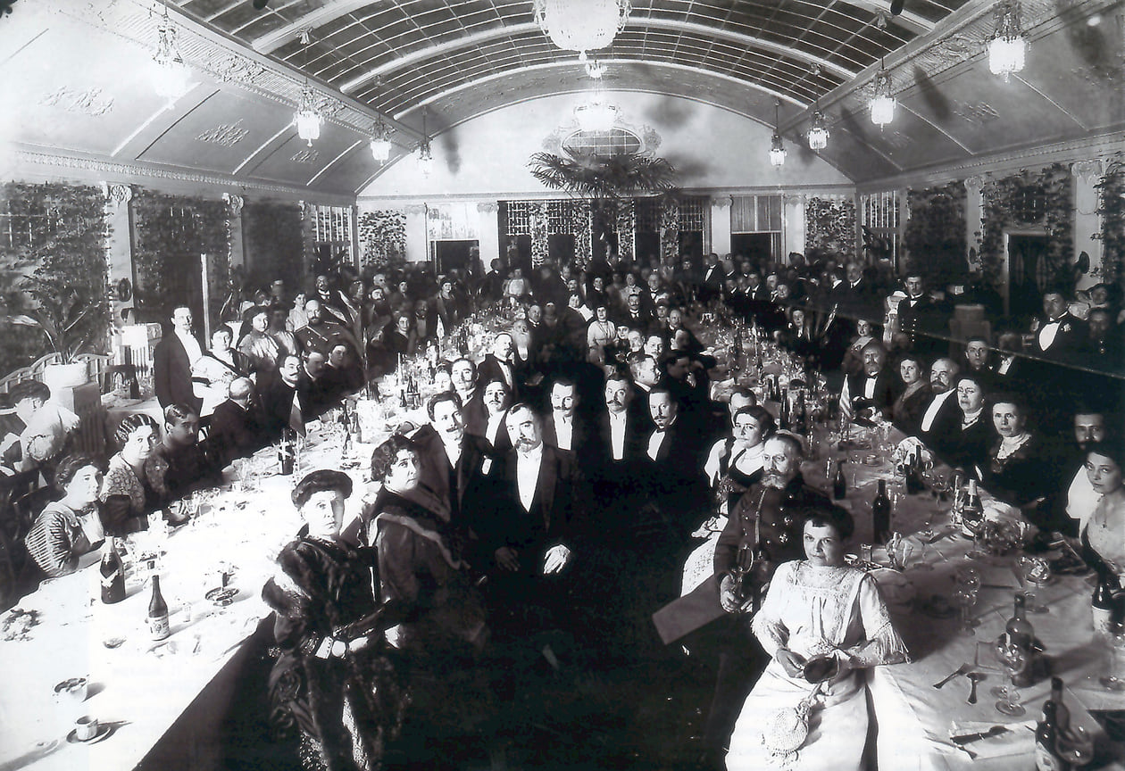 Четвертый Славянский вечер. Ресторан Крыша. 1912 год