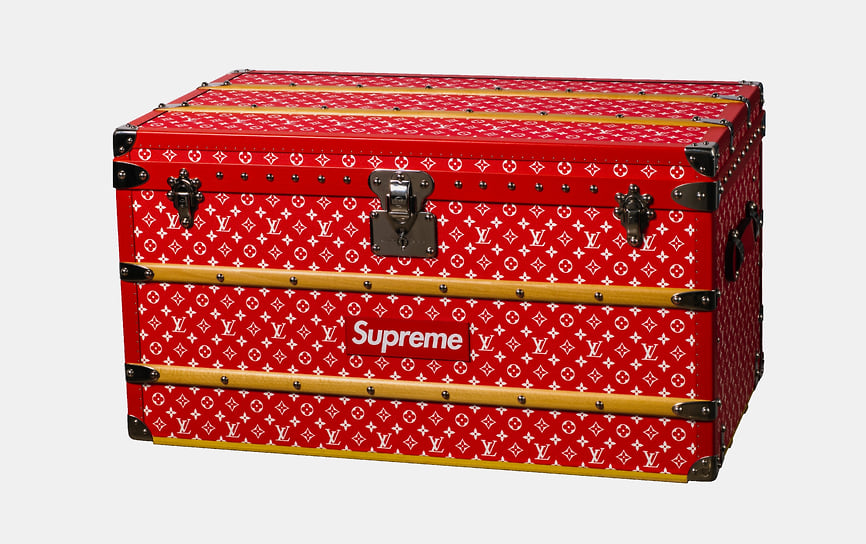 Louis Vuitton x Supreme «MALLE COURRIER 90 TRUNK», 2017