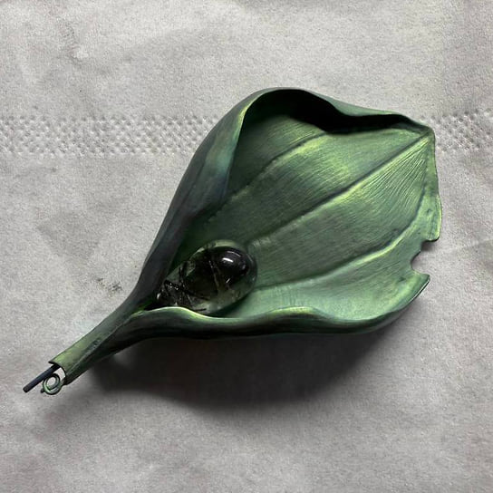Брошь «Подорожник к сердцу», Markin Fine Jewellery