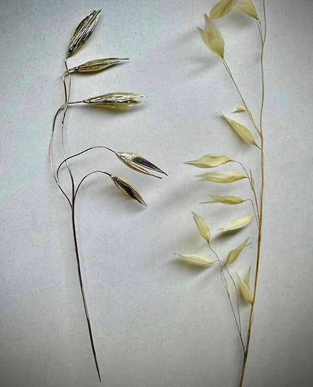 Брошь «Овес», Маргарита Зимина