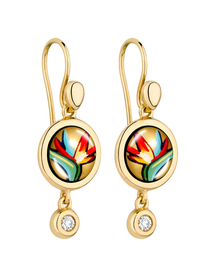 Серьги из коллекции Viva la Vida!, посвященной Фриде Кало, FreyWille