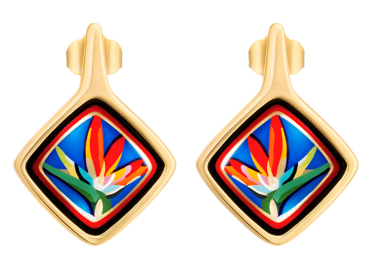 Серьги из коллекции Viva la Vida!, посвященной Фриде Кало, FreyWille