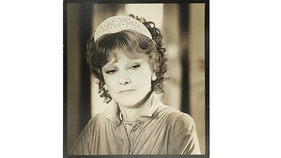 Фотография Л. Гурченко с проб к кинофильму «Вокзал для двоих», 1982.