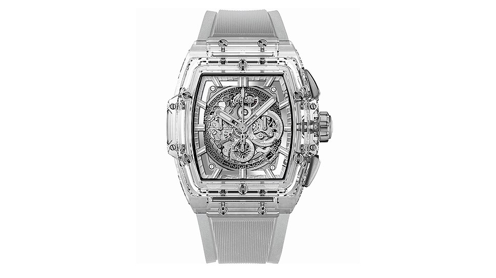 Часы Spirit of Big Bang Sapphire из сапфирового стекла и титана, Hublot
