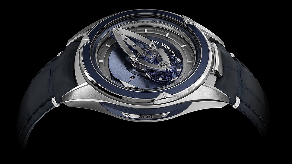 Часы Freak Vision, платина, титан, механизм с ручным подзаводом, Ulysse Nardin