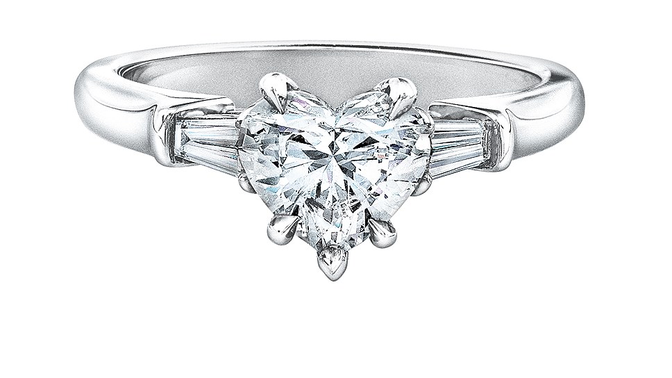 Кольцо, платина, бриллианты, Harry Winston