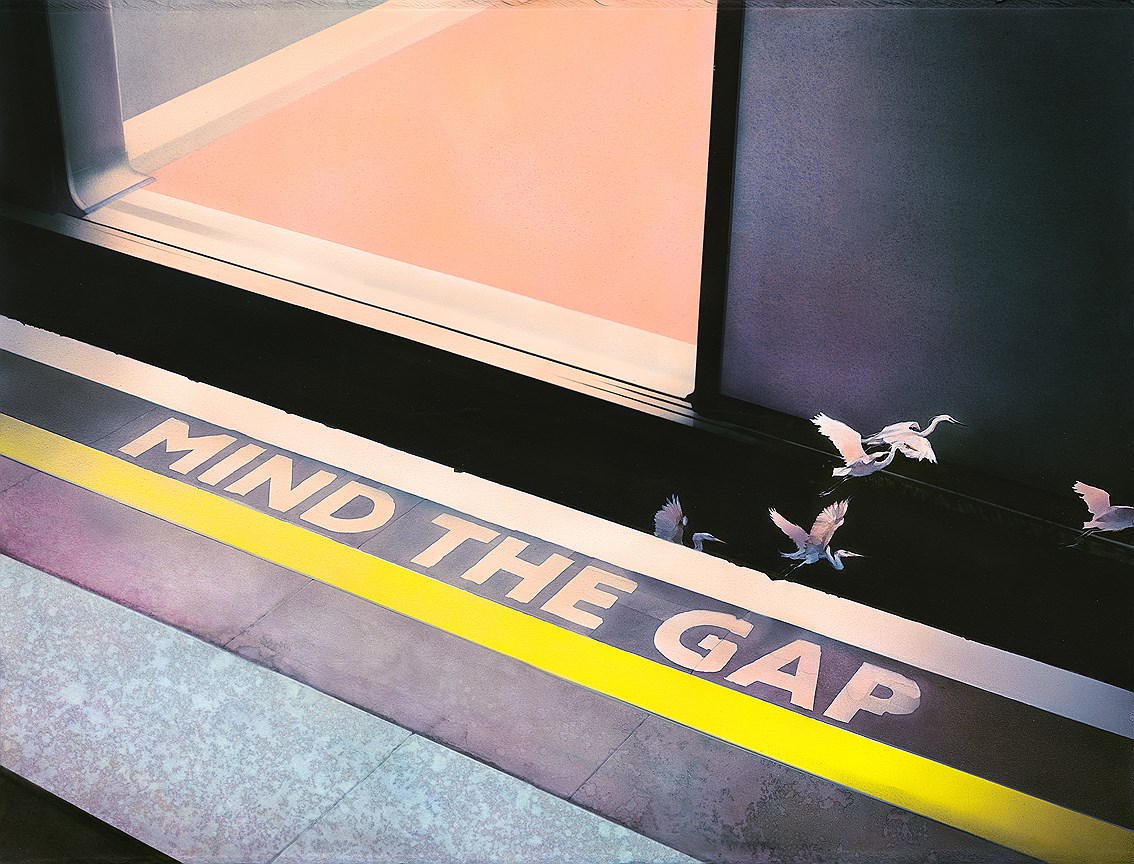 Художник: Дима Ребус
Название: Mind the Gap
Год: 2019
Техника: Бумага, акварель
Размер: 58 x 78 см
Стоимость: 5 500 € / 6 300 $
