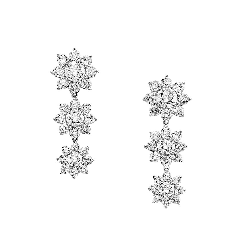 Бриллиантовые серьги, Harry Winston