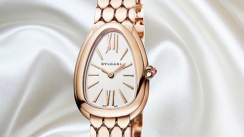 Bvlgari, часы Serpenti Seduttori, розовое золото