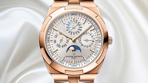 Vacheron Constantin, часы Overseas Perpetual Ultra-thin, розовое золото
