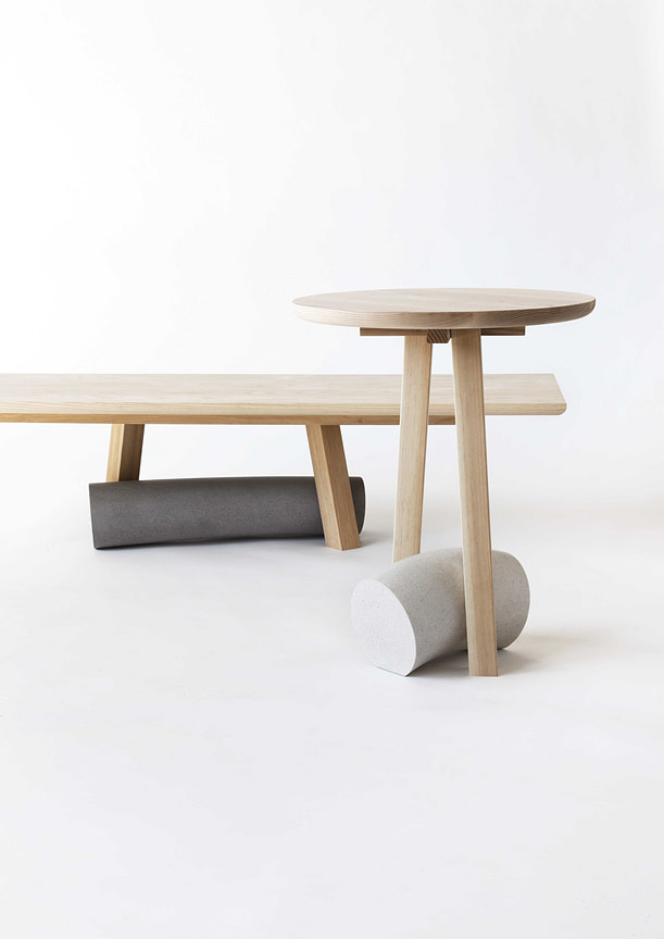 Desmond Lim. Poise Collection (@dlimstudio)  
Выпускная работа курса MA Furniture Design 2019. Простые, но идеально выверенные формы, воплощенные в дереве и камне рассказывают поэтичную историю о взаимосвязях элементов, напоминая нам об ответственности перед собственным окружением.