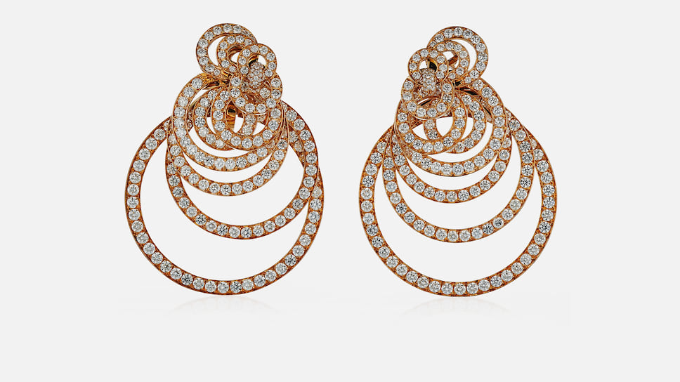 De Grisogono, серьги с бриллиантами; эстимейт $15000-20000, проданы за $50000 (Christie’s Jewels Online 5-13.02.2020)