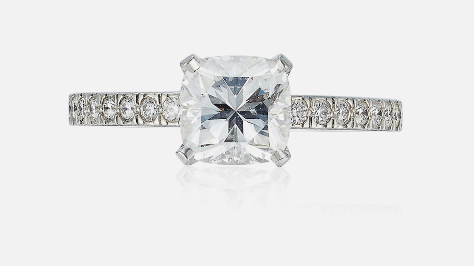 Tiffany &amp; Co., кольцо Novo с бриллиантами; эстимейт $6000-8000, проданы за $16250 (Christie’s Jewels Online 5-13.02.2020)