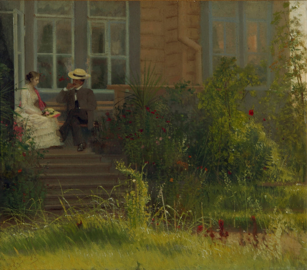 Иван Крамской  «На даче. Сиверская», 1883