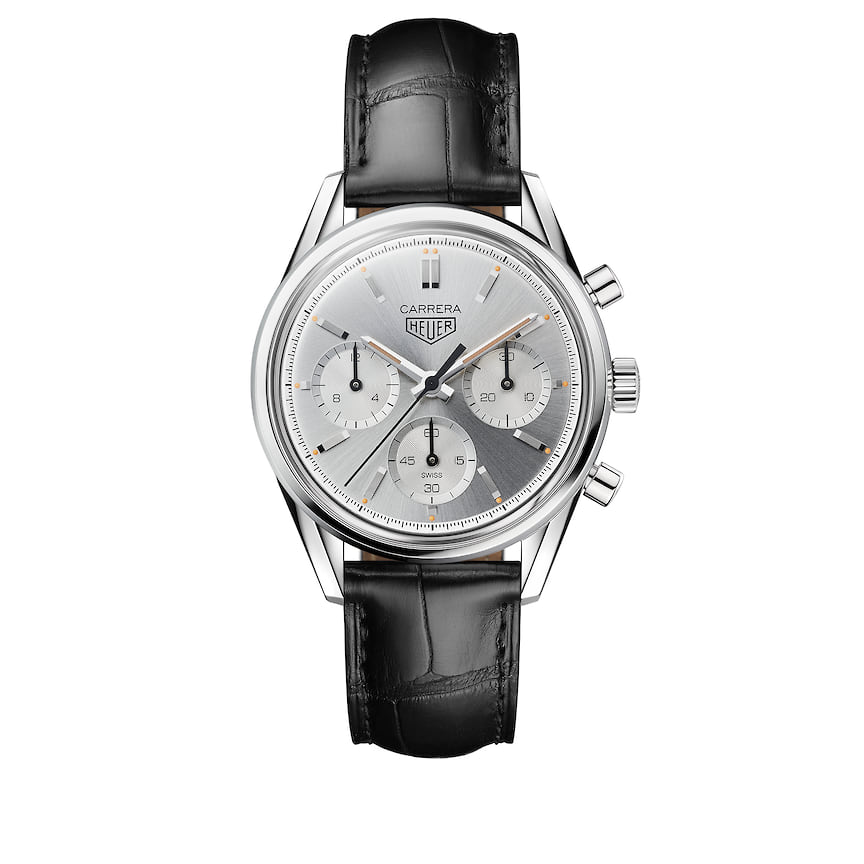 TAG Heuer, часы Carrera 160 Years Silver Limited Edition, 39 мм, сталь, серебро, механизм с автоматическим подзаводом