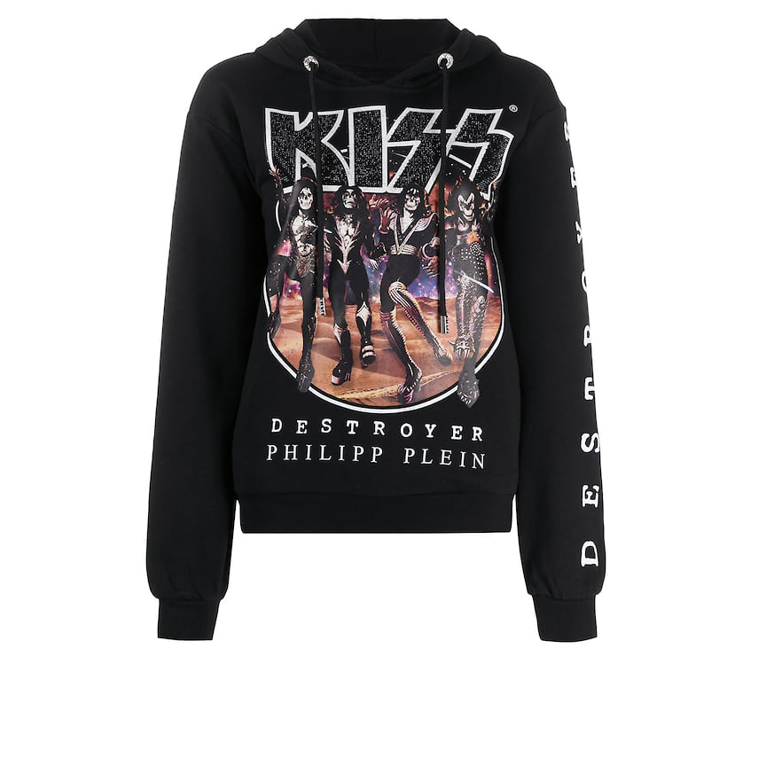 Philipp Plein, худи из коллаборации с Kiss Destroyer, 58 890 руб