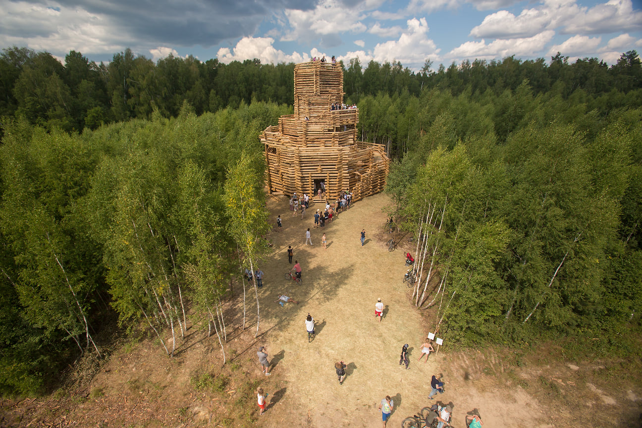 Ленивый зиккурат, Проектная группа ПОЛЕ-ДИЗАЙН, Архстояние 2014