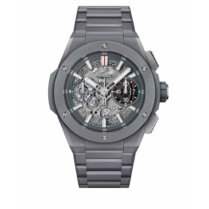 Hublot, часы Big Bang Integral Ceramic, 42 мм, керамика, механизм с автоматическим подзаводом, запас хода 72 часа